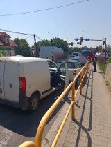 Węgrzce. Na drodze krajowej nr 7 zderzyły się cztery pojazdy. Jedna osoba została ranna