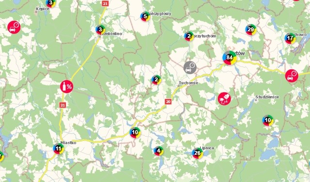 Krajowa Mapa Zagrożeń Bezpieczeństwa to narzędzie, które ma pomóc społeczeństwu w komunikacji z policjantami w zwalczaniu różnych zagrożeń. Od początku 2021 roku bytowscy funkcjonariusze otrzymali już prawie 600 zgłoszeń, z czego większość została potwierdzona.