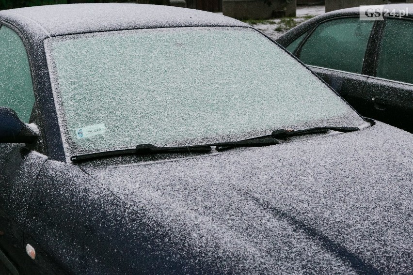 Spadł mały śnieg i na drogach ślizgawka [PROGNOZA POGODY]