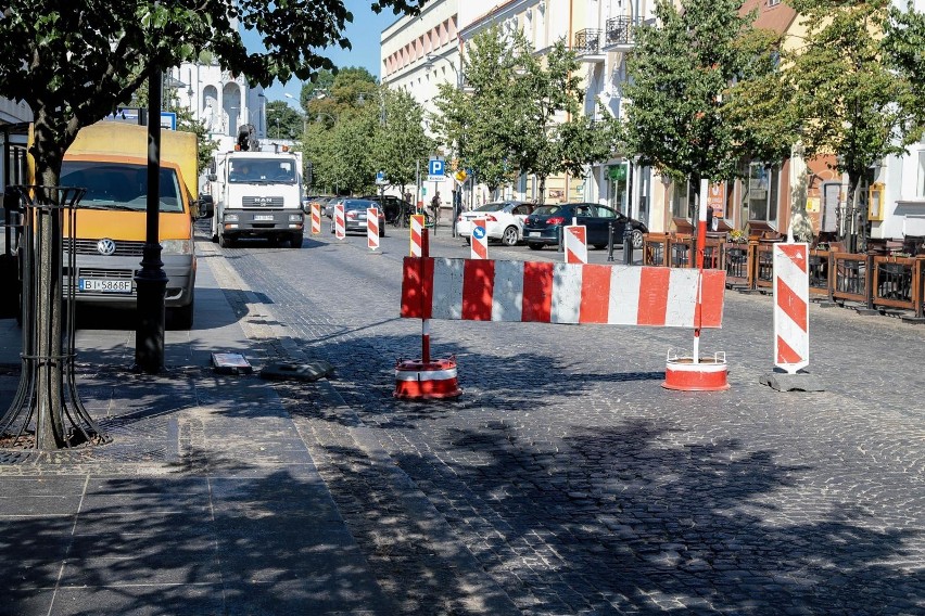 Białystok. Remont ulicy Lipowej. Ruch tylko w jedną stronę. Tak będzie przez miesiąc od 17.08 do 18.09