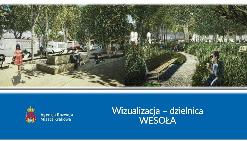 Koncepcja zagospodarowania Wesołej i wizualizacje