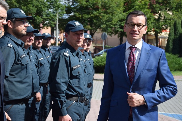 Wicepremier i minister rozwoju Mateusz Morawiecki znalazł czas, by spotkać się z celnikami w Rzepinie.