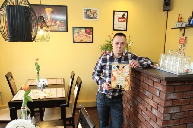 - Zapraszam na wyśmienitą pizzę w niemal siedemdziesięciu odsłonach i bagietki, jakich do tej pory w Kielcach nie było - zachęca Marek Kaniowski, właściciel kieleckiej Pizzerii Diavolo.