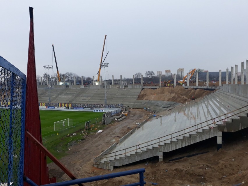 Stadion Pogoni - 6 grudnia 2019.