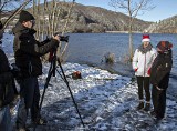 Gorlice. Piotr pokochał Klimkówkę i nakręcił o niej film. Gwiazdami zostały morsy