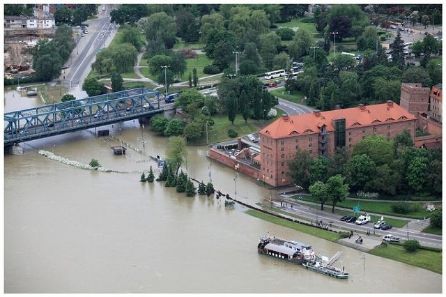 Tak wyglądała powódź w Toruniu w 2010 roku.