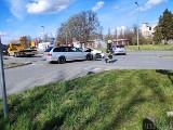Dwa samochody osobowe zderzyły się na ul. Plebiscytowej w Opolu. Kierowca BMW wymusił pierwszeństwo