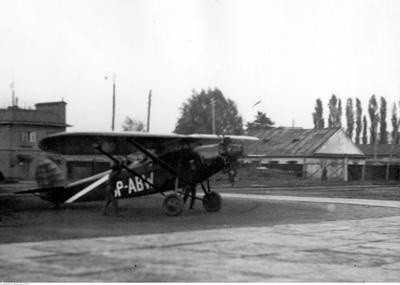 Samolot Lublin R.X (nr SP-ABW) wykonany w Zakładach...