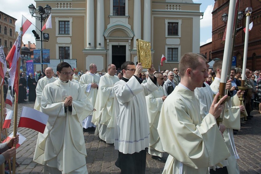 Uroczystości 3 Maja na Starym Rynku 