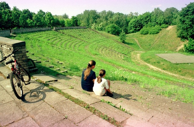 Park Cytadela w Poznaniu w 2000 roku.
