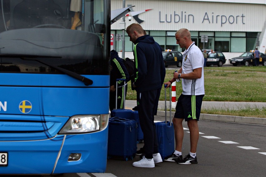 Uczestnicy Euro U21 powoli przybywają do Lublina. Szwedzi jako pierwsi