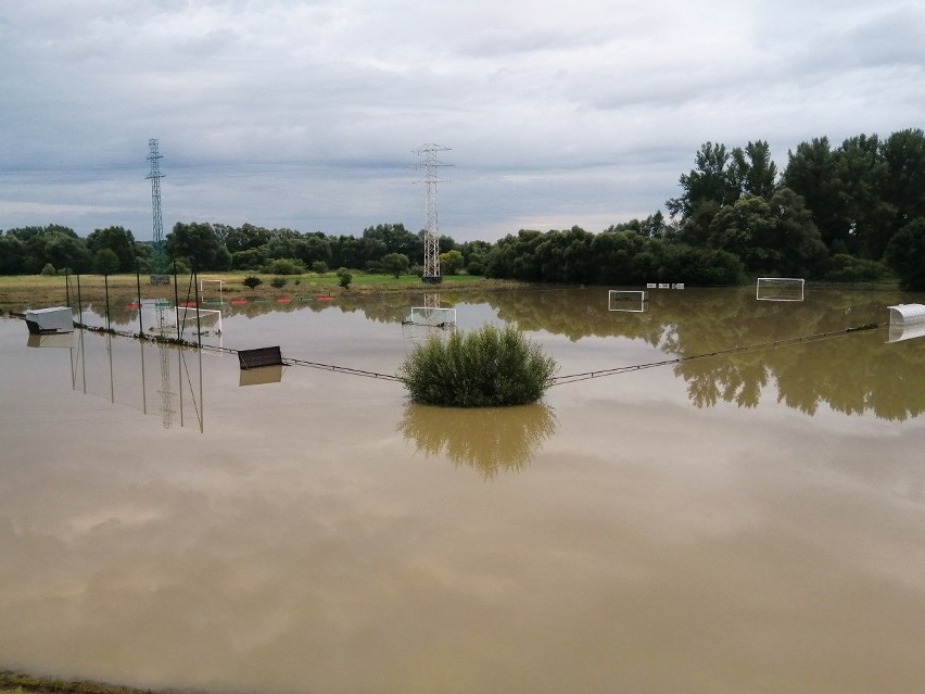 Tak wyglądał krajobraz w Broszkowicach (gm. Oświęcim) w...