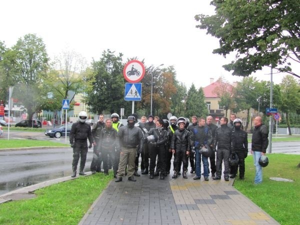 Protest motocyklistów w Rzeszowie...