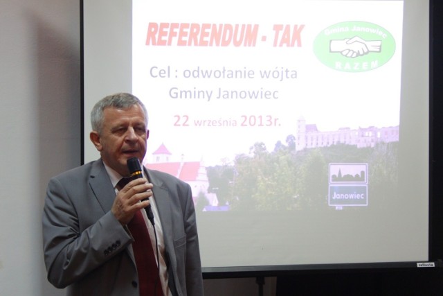 Referendum w Janowcu: Wójt Tadeusz Kocoń odwołany