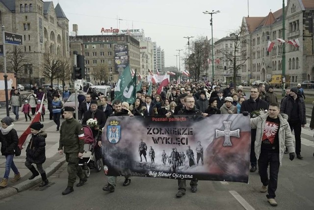 Poznań pamięta! Ulicami przeszedł marsz Żołnierzy Wyklętych