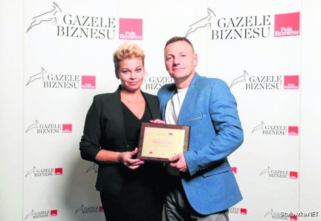 Wojciech Pawłowski - właściciel spółki Cerkamed na uroczystości ogłoszenia wyników konkursu Gazele Biznesu