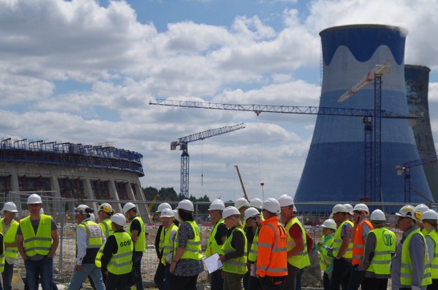 40 inspektorów pracy z całej Polski oglądało wczoraj plac budowy Elektrowni Opole.