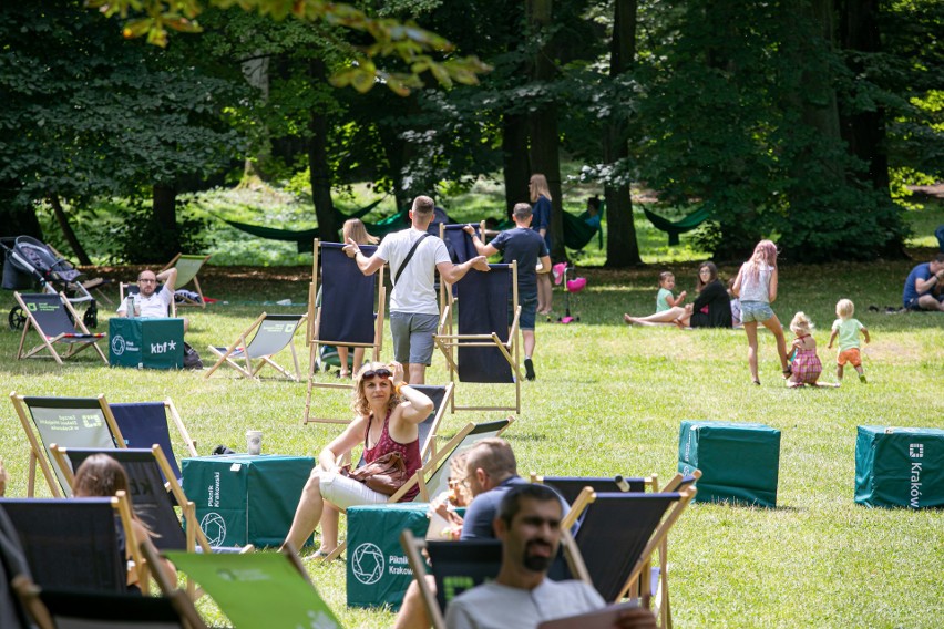 Piknik krakowski w Parku Bednarskiego