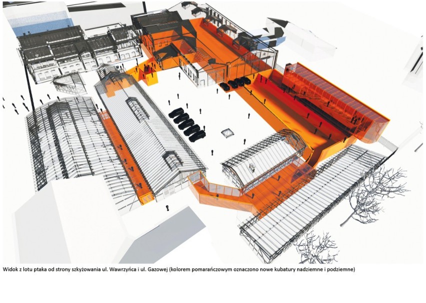 Wizualizacja z koncepcji rozbudowy zespołu budynków Muzeum...