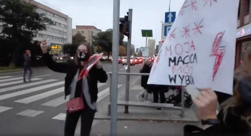 Kolejny dzień protestów kobiet na szczecińskich ulicach - 26.10.2020