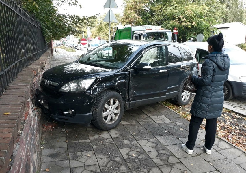 Wypadek na ul. Ks. Witolda we Wrocławiu 13.10.2021