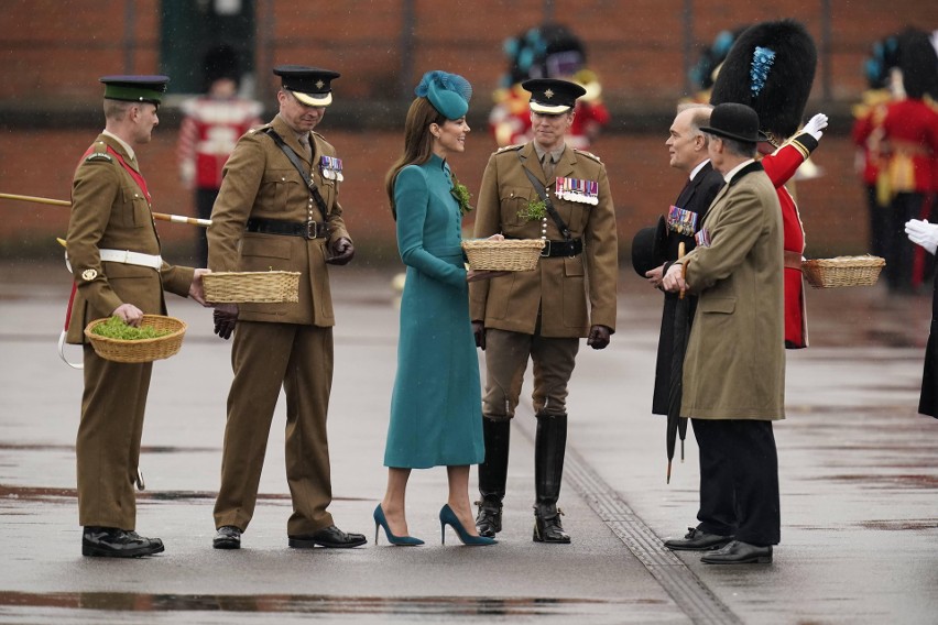 Księżna Kate podczas obchodów Dnia Świętego Patryka w...