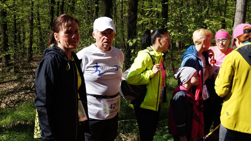 Tłumy biegaczy w lesie Kyndra w Jastrzębiu