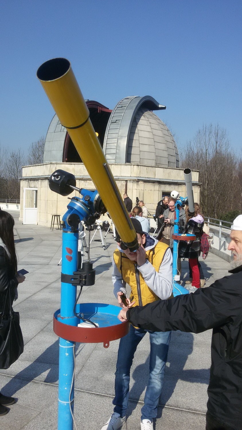 Zaćmienie Słońca 2015 20 marca od godz. 9.43 POWTÓRKA z Planetarium Śląskiego ZDJĘCIA WIDEO