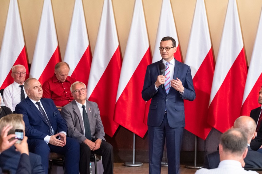 Premier Polski, Mateusz Morawiecki na spotkaniu z...