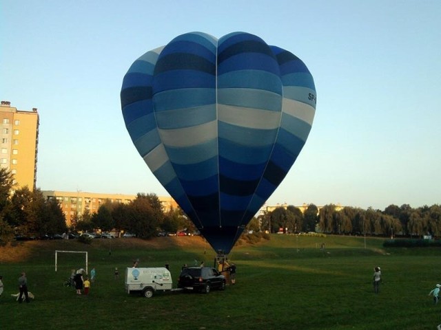 Balon wystartował z Parku Sybiraków na Baranówce.