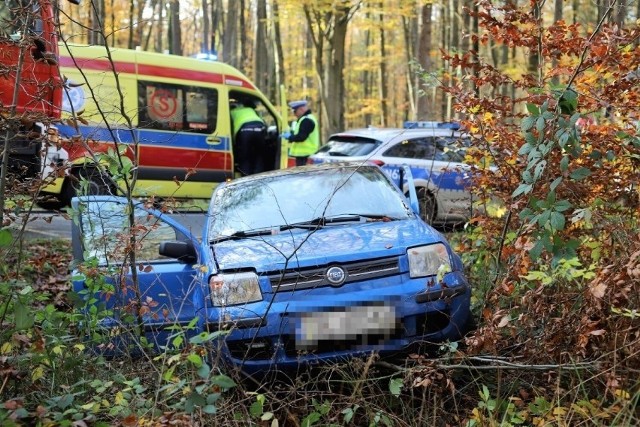 Wypadek koło Sławna