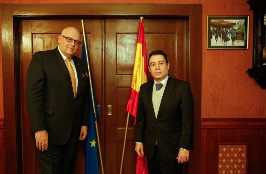 Ambasador Hiszpanii Francisco Javier Sanabria Valderrama z wizytą na Pomorzu [zdjęcia]