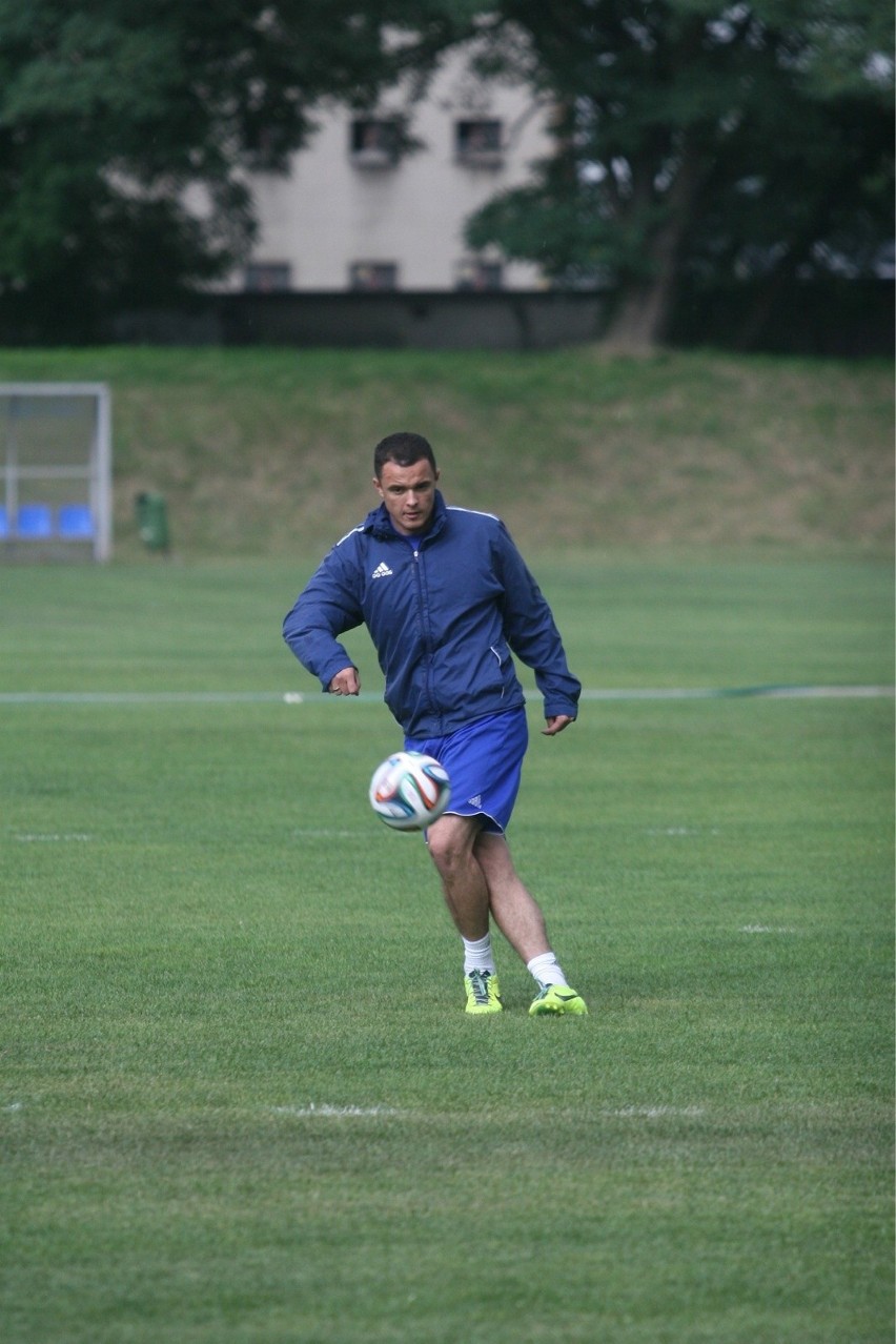 Dawid Janczyk trenuje z niemiecką drużyną FC Blaubeuren...