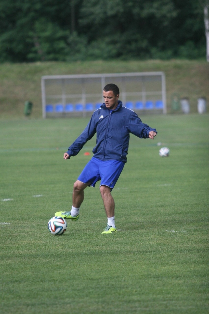 Dawid Janczyk trenuje z niemiecką drużyną FC Blaubeuren...