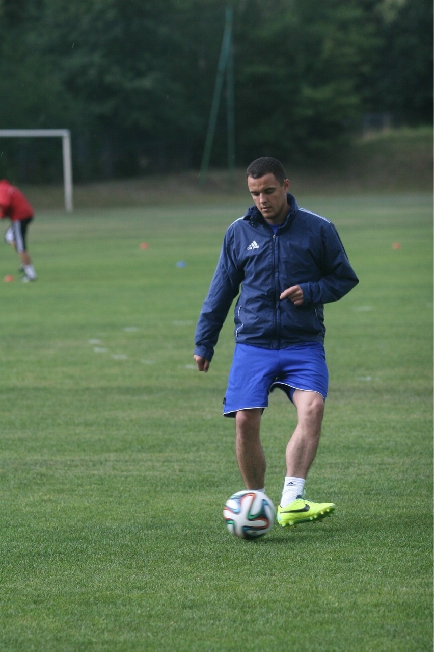 Dawid Janczyk trenuje z niemiecką drużyną FC Blaubeuren...