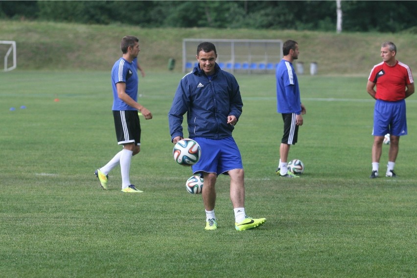 Dawid Janczyk trenuje z niemiecką drużyną FC Blaubeuren...