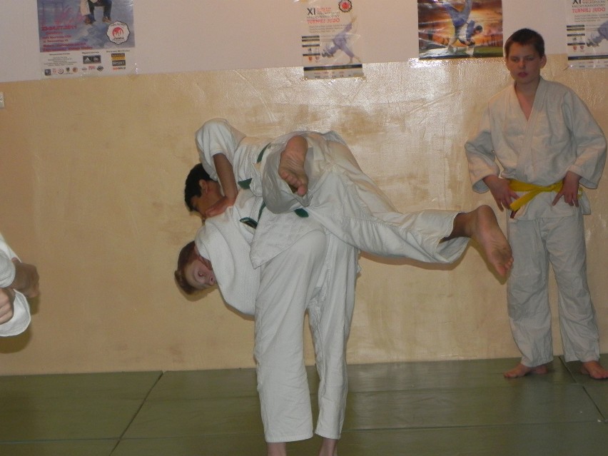 Trening judoków Bydgoskiego Klubu Sportowego Judo