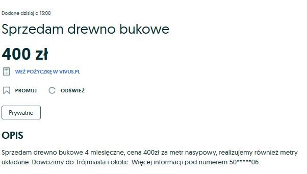 Drewno opałowe "szybko schodzi". Ile kosztuje w nadleśnictwie, a ile w internecie?