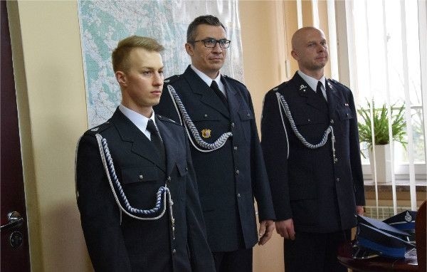 Nagrodzeni strażacy z Krasocina.