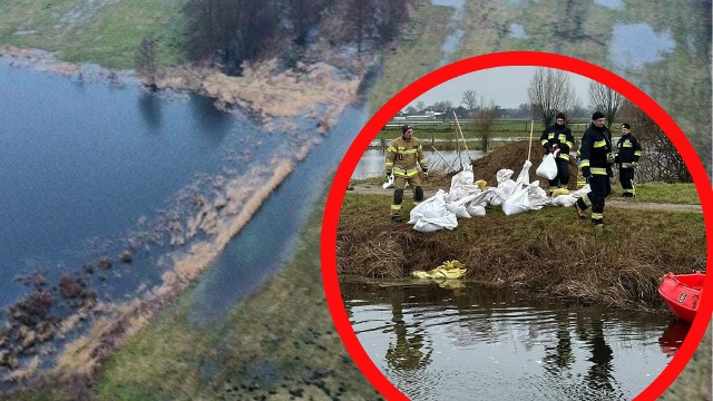 Sytuacja w gminie Krzeszyce jest tragiczna. Woda zalewa pola, wały są w złym stanie.