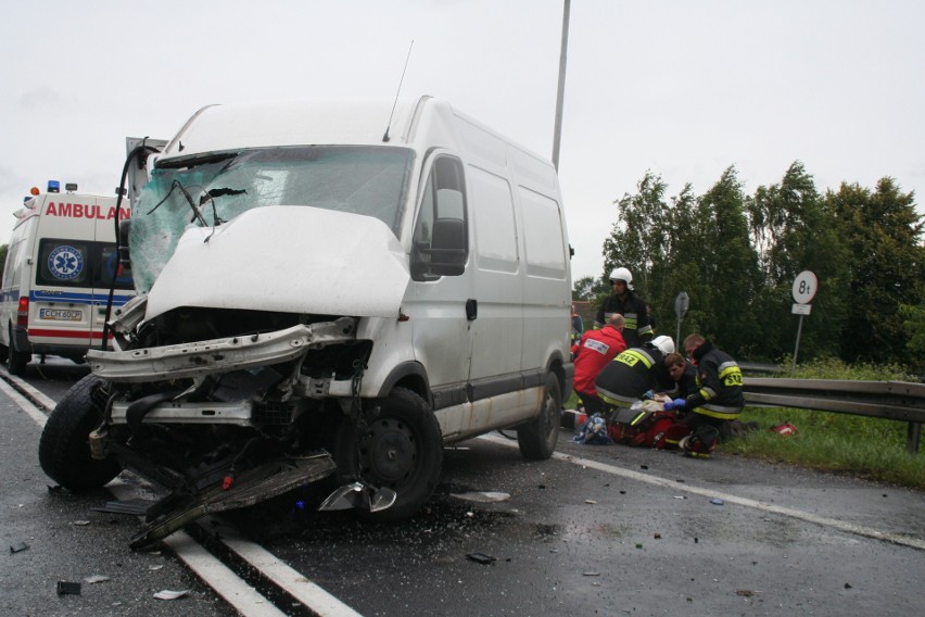 Wypadek autokaru Gdynia-Katowice w Głogówku Królewskim