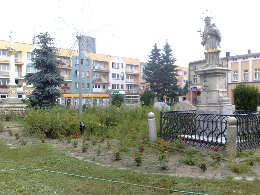 Tak wyglądał kiedyś rynek w Oleśnie.