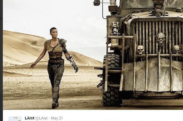"Mad Max: Na drodze gniewu" (screen z Twitter.com)