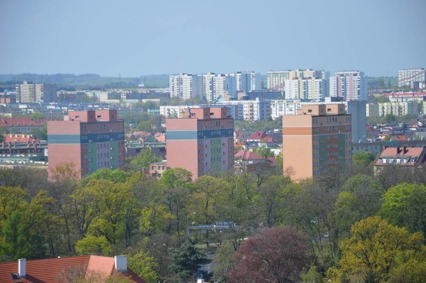 Widok z głogowskiej wieży ratuszowej [FOTO]