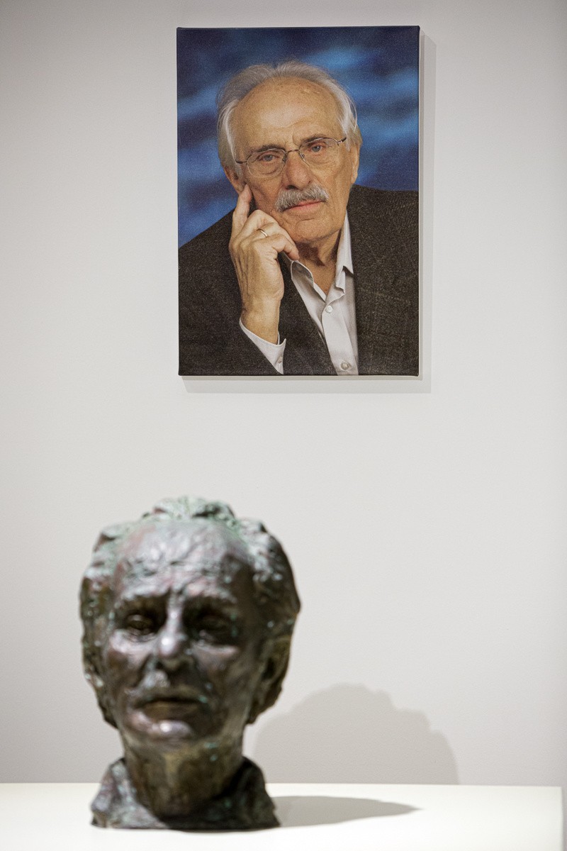 Ekspozycja "Obraz Treblinki w oczach Samuela Willenberga" w Tykocinie. Ludzki dramat. Wykrzywione w grymasie twarze, zgarbione ciała