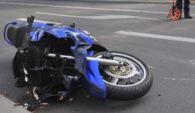 W wypadku został rannny motocyklista (zdjęcie ilustracyjne)