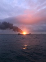 Pożary statków w Cieśninie Kerczeńskiej. Zginęło co najmniej 9 osób [WIDEO] [ZDJĘCIA]