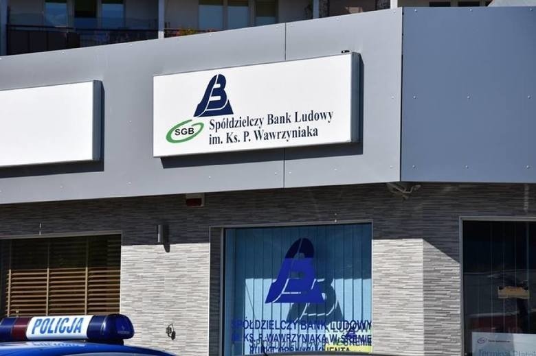 Sprawca wtorkowego napadu na bank w Śremie został ujęty...