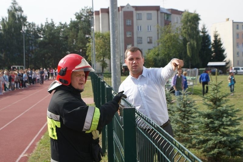 Na szczęście były to tylko ćwiczenia z ewakuacji, które...