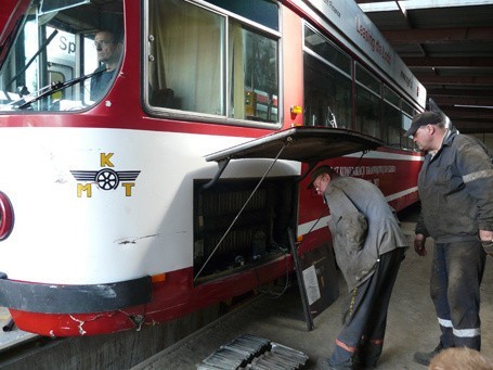 Tramwajarski protest przeciw likwidacji linii "46"